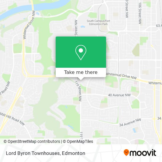 Lord Byron Townhouses map