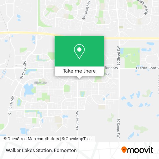 Walker Lakes Station map