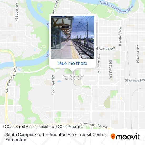 South Campus / Fort Edmonton Park Transit Centre plan