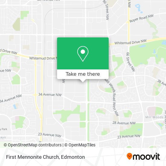 First Mennonite Church plan