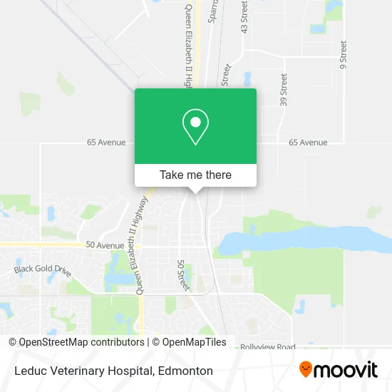 Leduc Veterinary Hospital map