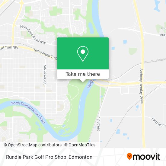 Rundle Park Golf Pro Shop map