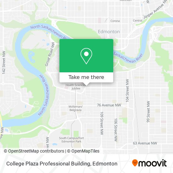 College Plaza Professional Building map