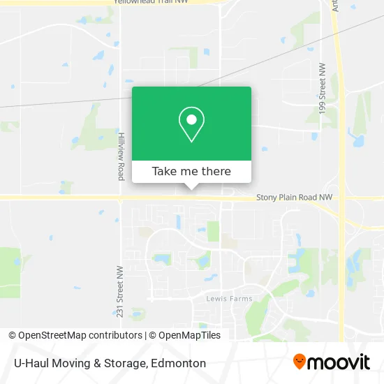 U-Haul Moving & Storage map