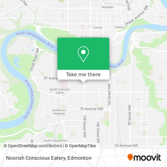 Noorish Conscious Eatery map