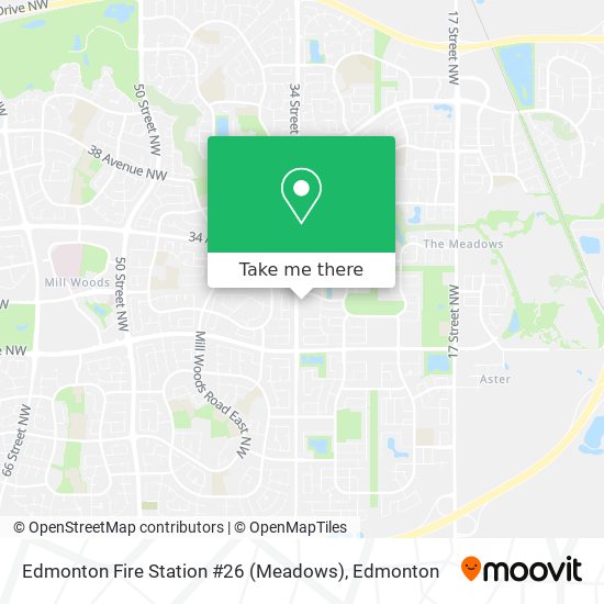 Edmonton Fire Station #26 (Meadows) map