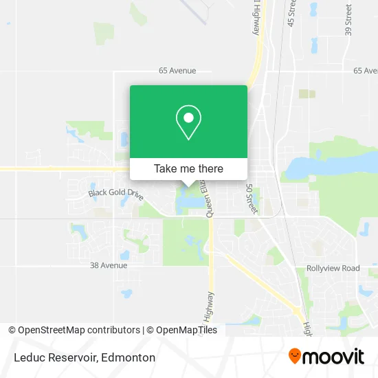 Leduc Reservoir map