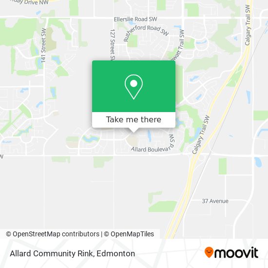 Allard Community Rink map