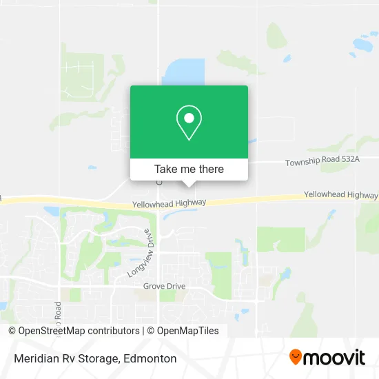 Meridian Rv Storage map