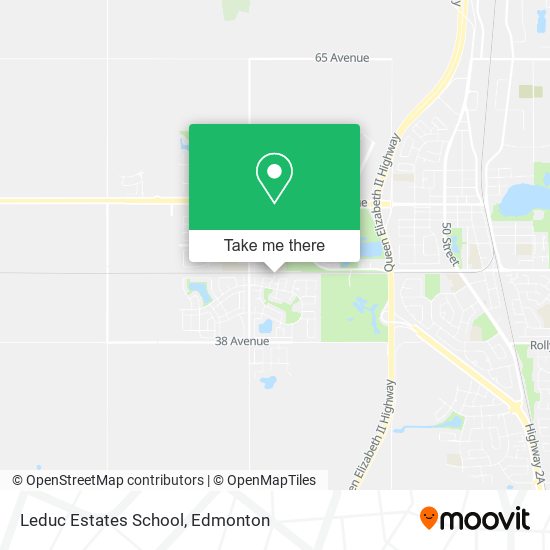 Leduc Estates School map