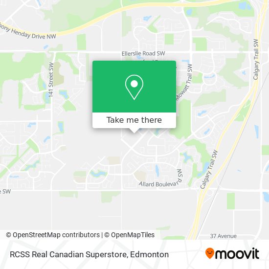 Comment Aller À Rcss Real Canadian Superstore À Edmonton En Bus Ou Tram ?