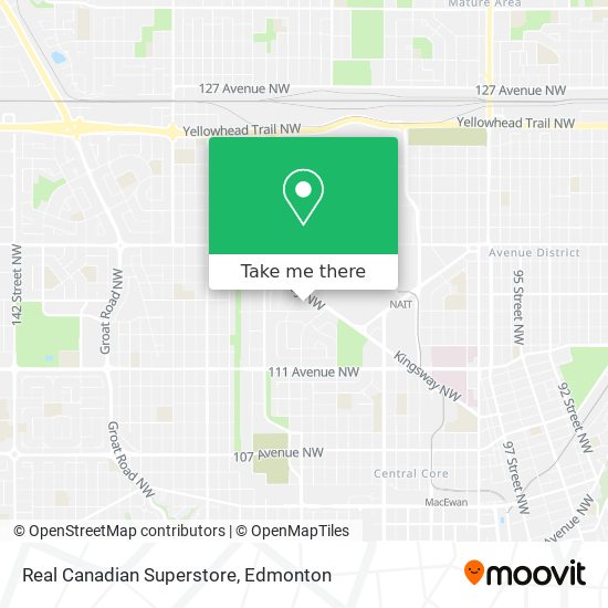 Real Canadian Superstore map