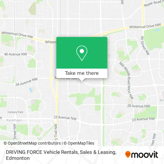 DRIVING FORCE Vehicle Rentals, Sales & Leasing map