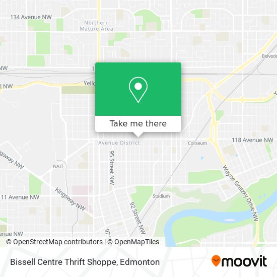 Bissell Centre Thrift Shoppe plan