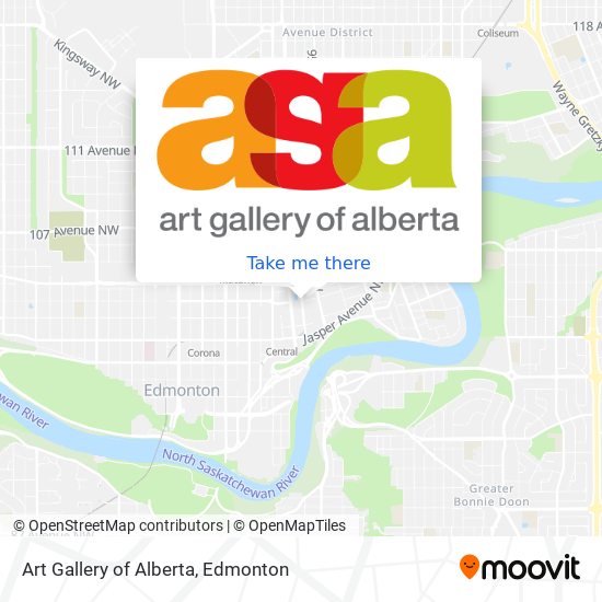 Art Gallery of Alberta map