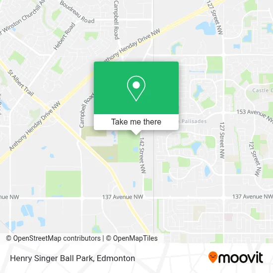 Henry Singer Ball Park map