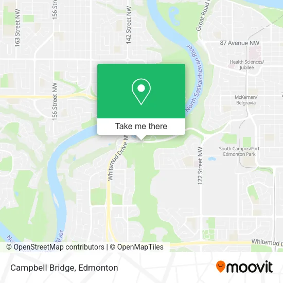 Campbell Bridge map
