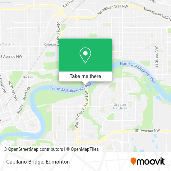 Capilano Bridge map