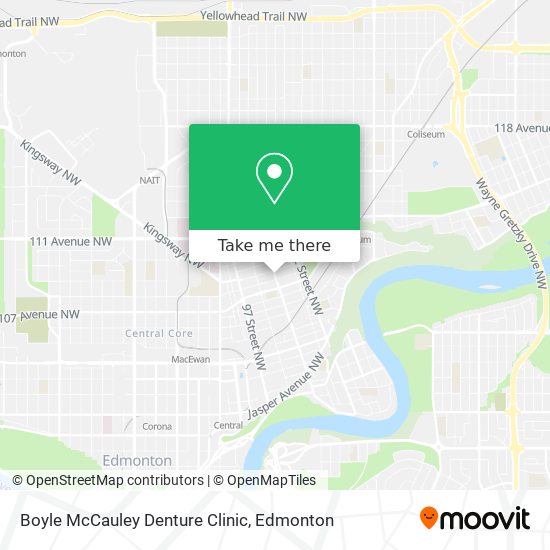 Boyle McCauley Denture Clinic map