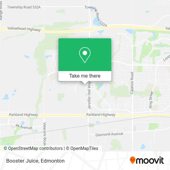 Booster Juice map