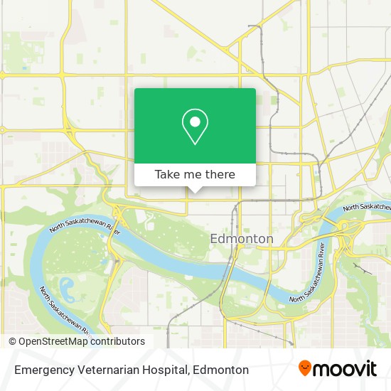 Emergency Veternarian Hospital map