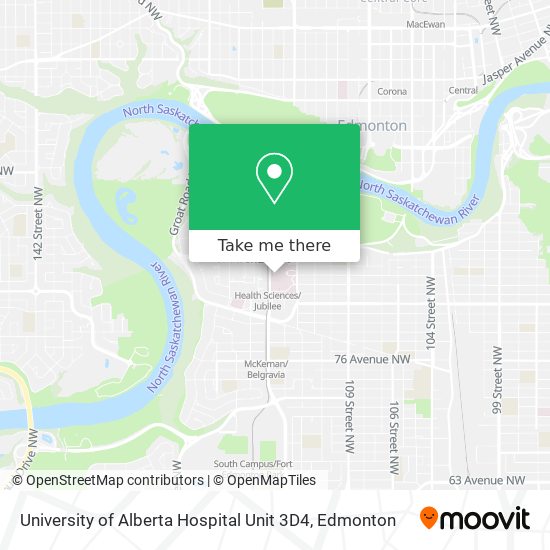 University of Alberta Hospital Unit 3D4 plan