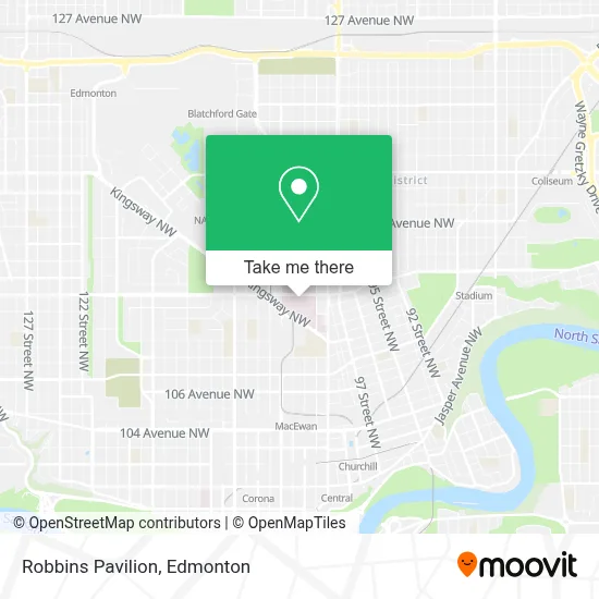 Robbins Pavilion map