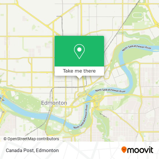 Canada Post map