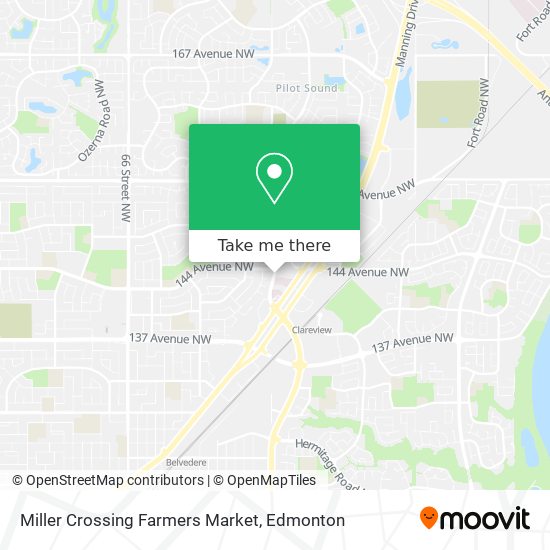 Miller Crossing Farmers Market map