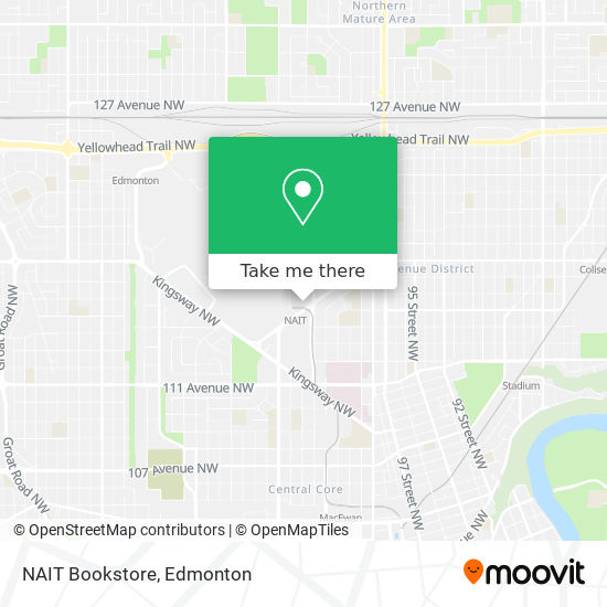 NAIT Bookstore map