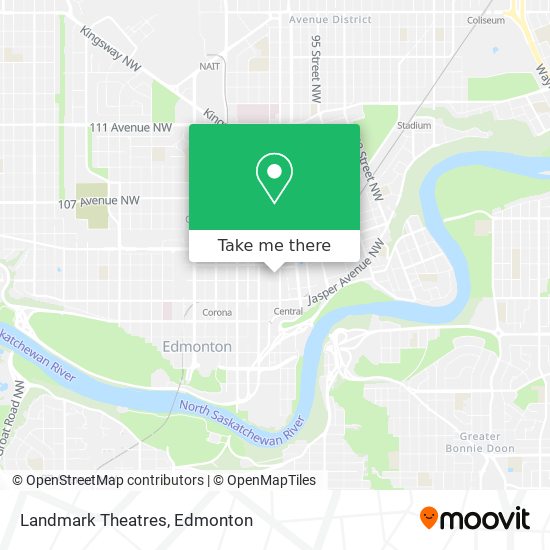 Landmark Theatres map