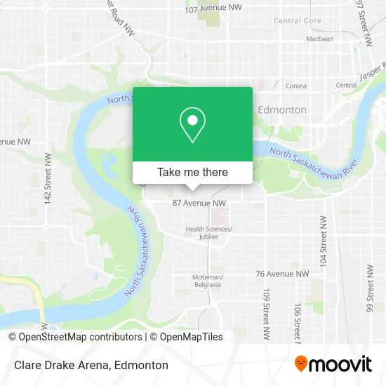 Clare Drake Arena map