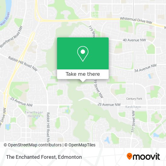 The Enchanted Forest map
