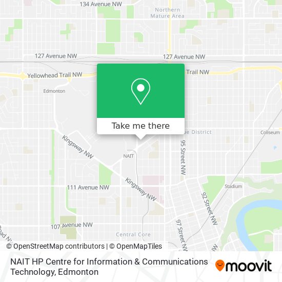 NAIT HP Centre for Information & Communications Technology map