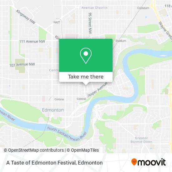 A Taste of Edmonton Festival plan