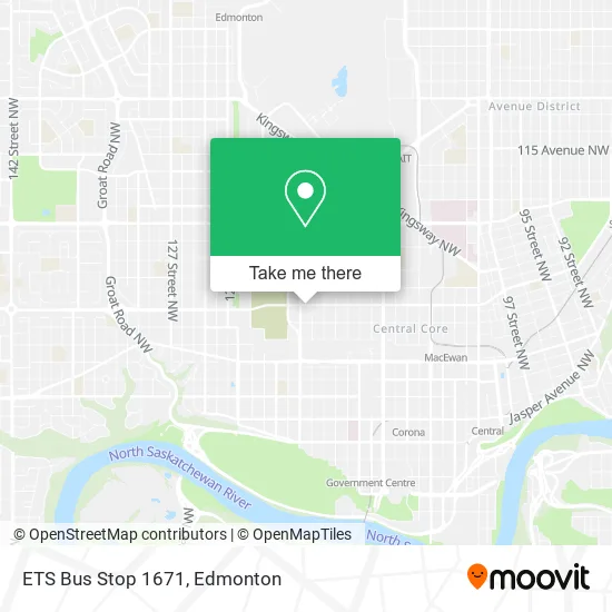 ETS Bus Stop 1671 map