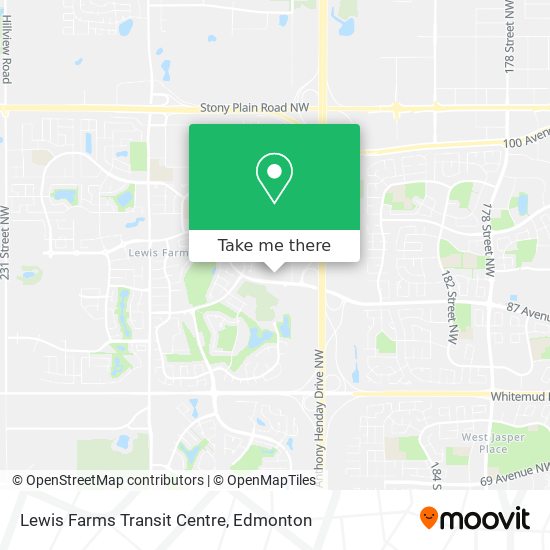 Lewis Farms Transit Centre map