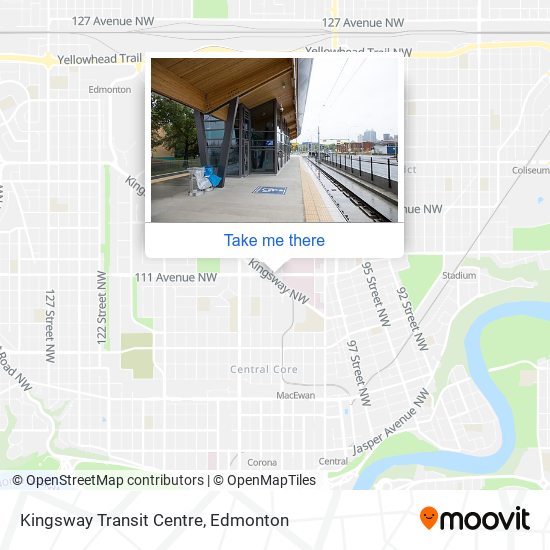 Kingsway Transit Centre map