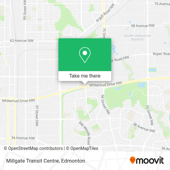 Millgate Transit Centre map