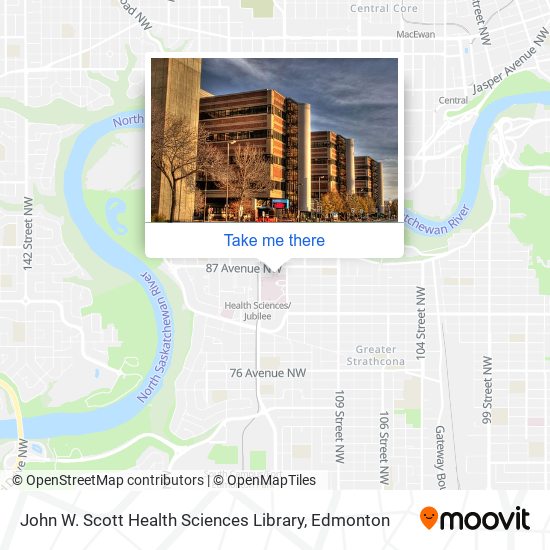 John W. Scott Health Sciences Library plan