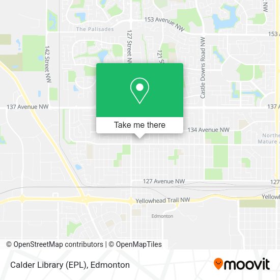 Calder Library (EPL) map