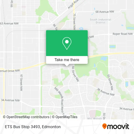 ETS Bus Stop 3493 map