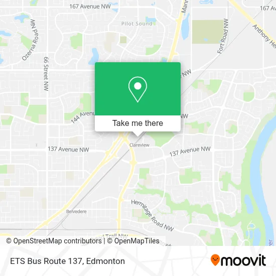 ETS Bus Route 137 map