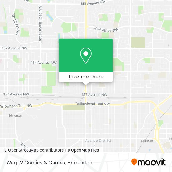 Warp 2 Comics & Games plan