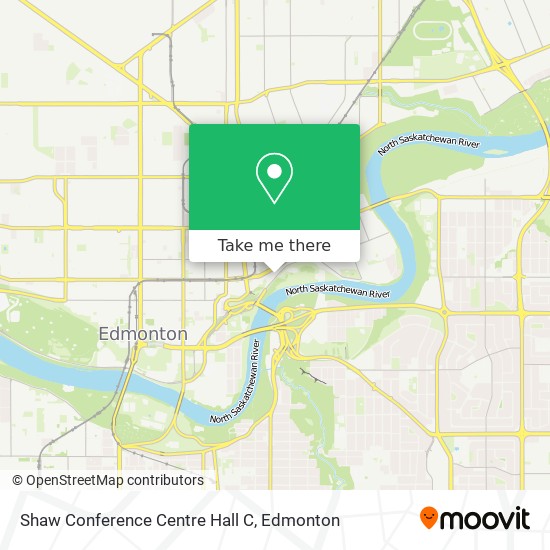 Shaw Conference Centre Hall C map