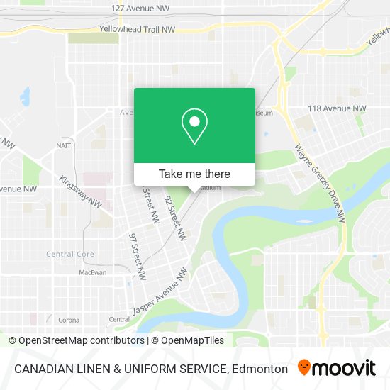 CANADIAN LINEN & UNIFORM SERVICE map