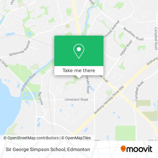 Sir George Simpson School map
