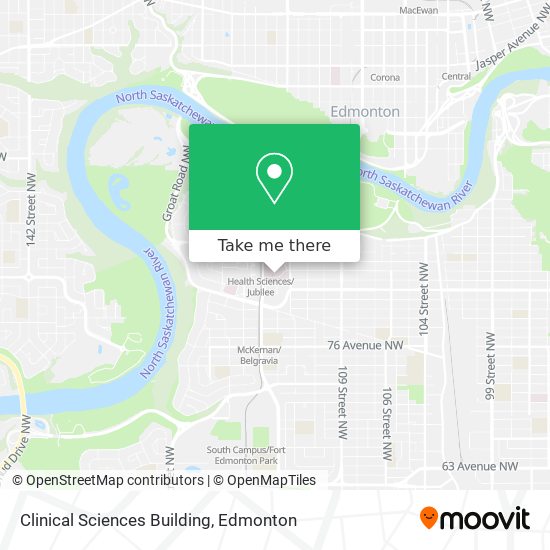 Clinical Sciences Building map