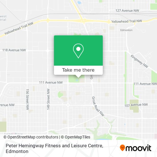 Peter Hemingway Fitness and Leisure Centre map
