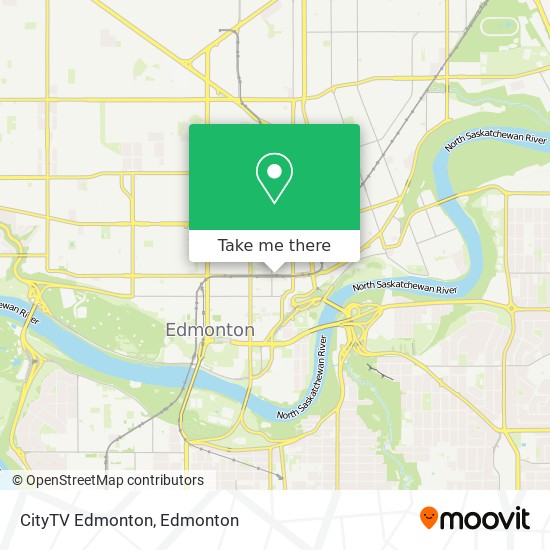 CityTV Edmonton map